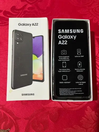 Vendo Galaxy A22 128GB Conservado - Ótimo Custo-Benefício