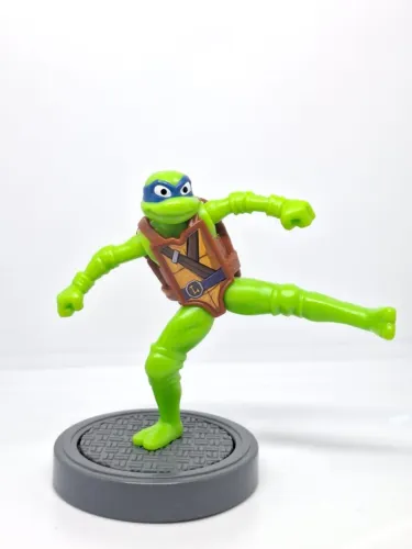 Leonardo Tartarugas Ninja TMNT Burger King 2024 - Base Giratória