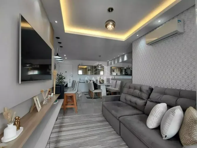 Apartamento com 97m² e infraestrutura completa no bairro Barreiros São José