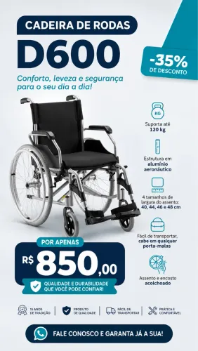 Cadeira de roda nova