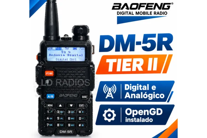 RÁDIO COMUNICADOR DIGITAL DM-5R