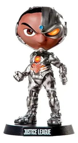 boneco cyborg dc comics minico iron studios