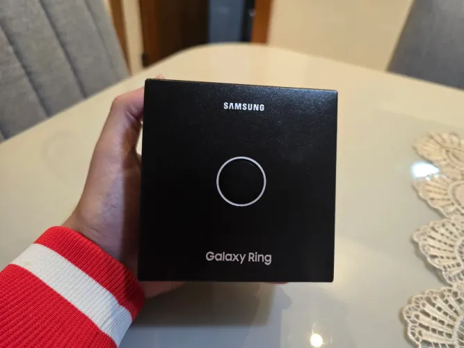Galaxy Ring prata Tam 8 lacrado