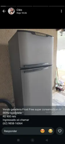 Vendo uma geladeira