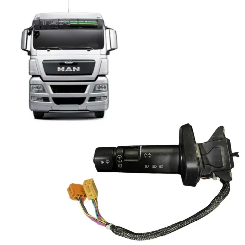 Chave Comutador Seta Farol Limpador Man Tgx *94