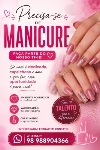 VAGA PARA MANICURE