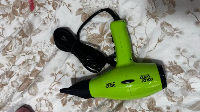 Secador Profissional Color Wind 3900 Verde Limão - 127V (Novo / Nunca Usado)
