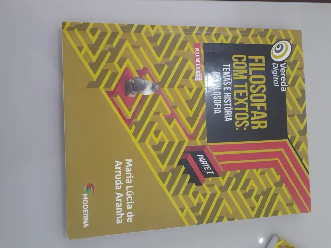 Livro de Filosofia Filosofar com Textos Temas e História da Filosofia