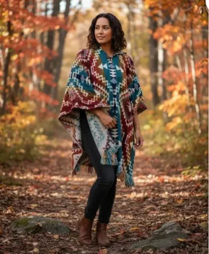 Poncho comprado na Colômbia!
