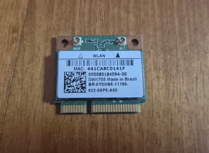 Placa Wi-Fi Notebook DW1705 