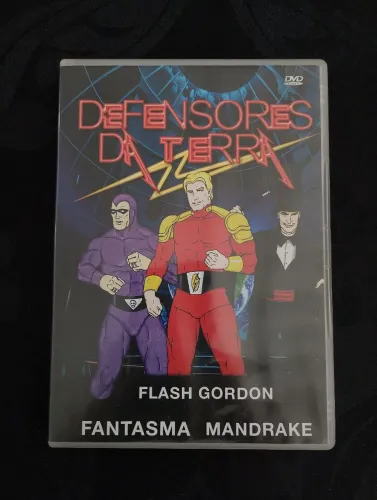 DVD Flash Gordon defensores da terra fantasma Mandrake