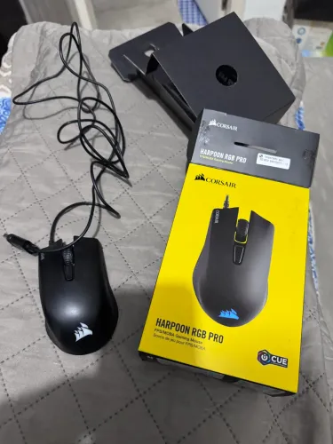 Mouse Gamer Corsair Harpoon Pro RGB, 6 Botões, 12000 DPI Usado