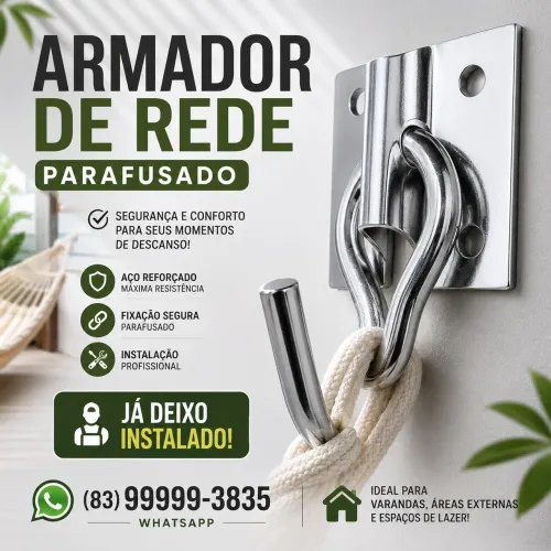 Armador de rede - parafusado