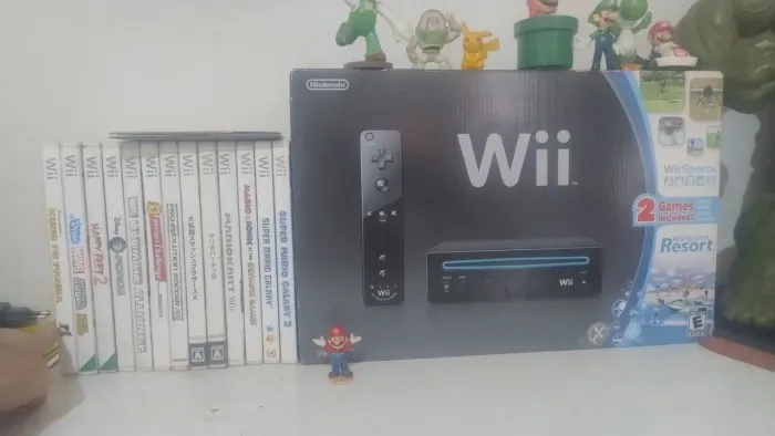 Nintendo Wii + 3 jogos físicos Wii impecável!