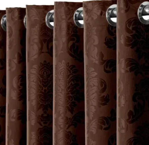 (PROMOÇÃO) Cortina Jacquard luxo para sala quarto e escritório 2,00 X 1,40 semi Blackout