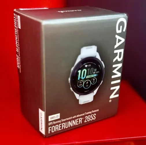 Garmin Relógio Forerunner 265S  - 42mm - WHITESTONE - NEO TROPIC - Produto Novo + Garantia