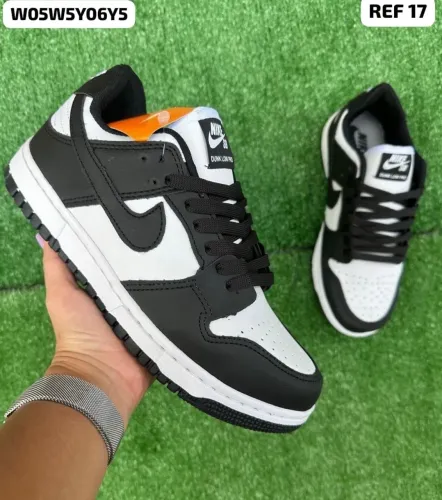 Tênis preto e branco Dunk a pronta entrega