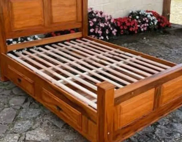 Cama casal gavetão com colchão