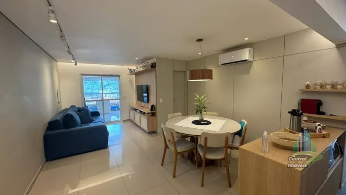 Apartamento com 3 dormitórios à venda, 104 m² por R$ 1.300.000 - Canto do Forte - Praia Gr