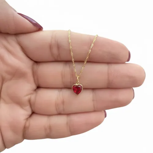 Pingente ponto de luz ouro 18k