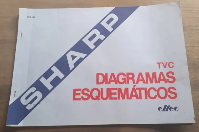 Livro Diagrama Esquemáticos TVC - SHARP - Eltec