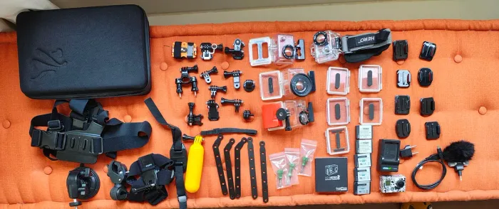 Gopro hero 2 e acessórios