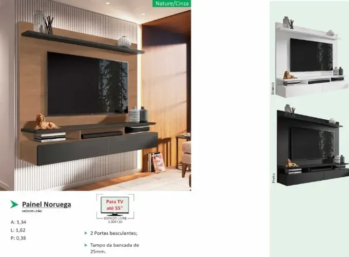Painel para TV até 60 polegadas
