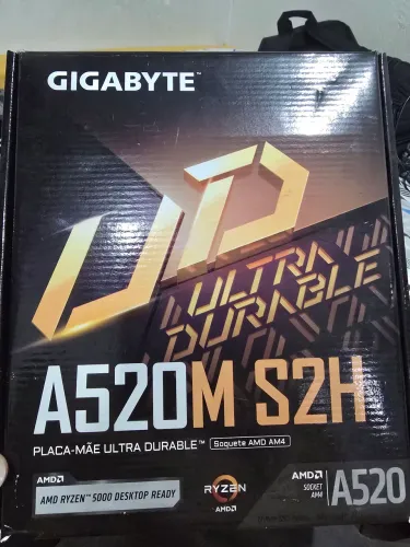 Placa Mãe A520M S2H - Com defeito