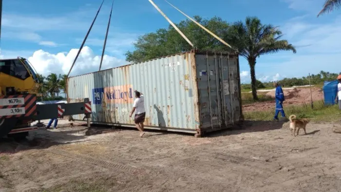 Venda de container marítimo bruto para múltiplas aplicações