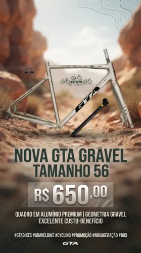 Quadro gravel GTA ACROSS 2.0. Tam. 56