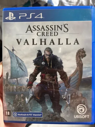 Jogo Assassin?s Creed Valhalla PS4 mídia fisica