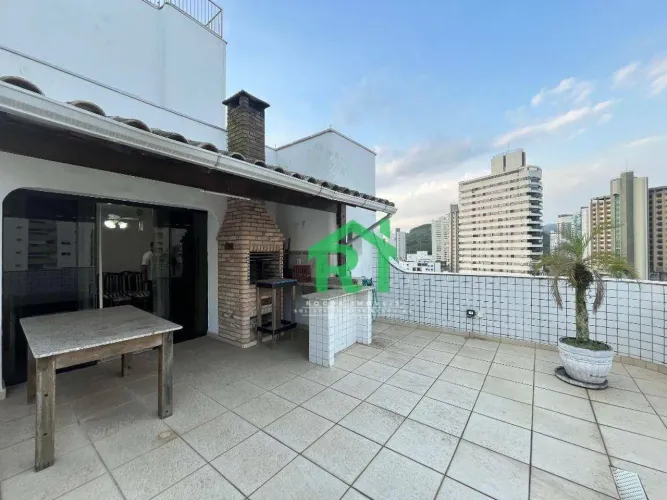 Cobertura Duplex, 2 Dormitórios (1 Suíte), Lazer Privativo, Jardim Astúrias, Guarujá/SP