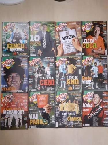 REVISTA PLACAR - ANO 2008 - LOTE 12 EDIÇÕES