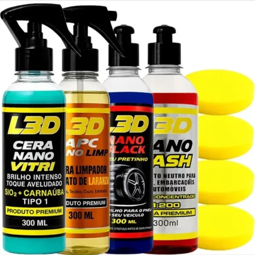 Produtos para estética automotiva e lava-jato