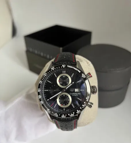 Relogio tag Heuer Carrera automático 43mm - Safira - Prem Aaa+