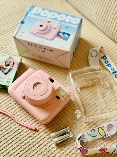 Câmera Instantânea Popoto Instax Mini - Nova + Filme