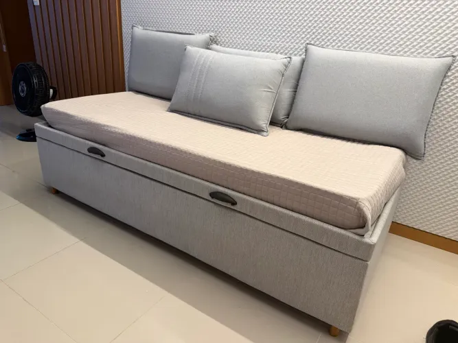 Cama box baú solteiro