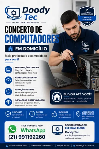 Conserto de computadores a domicílio