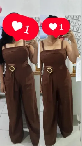 Macacão Novo marrom ?