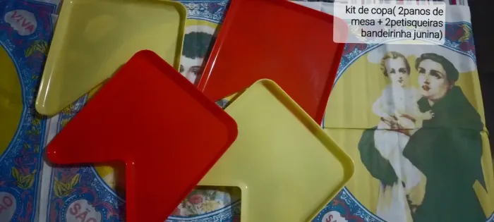 Kit Junino mesa posta