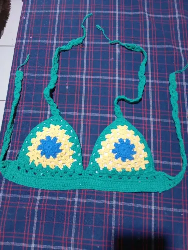 Conjunto de crochê