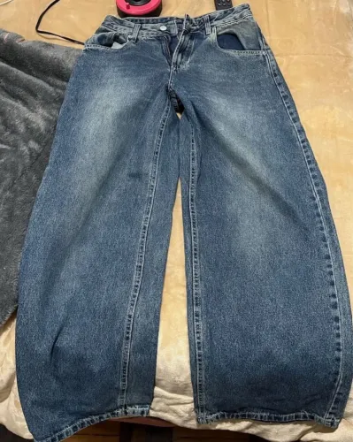 Calça baggy azul