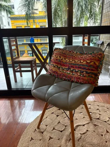 Poltrona Azul Turquesa 