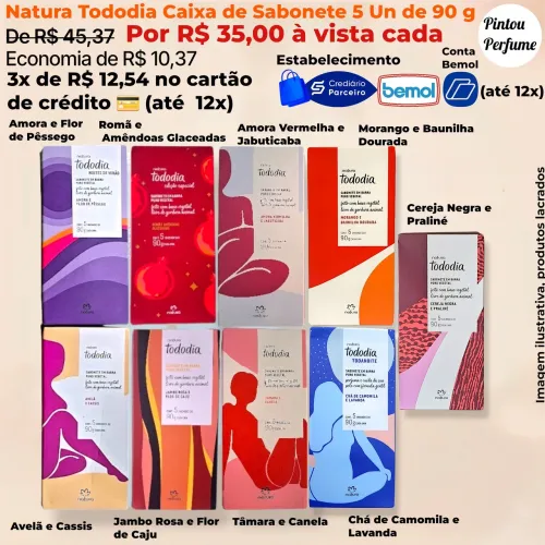 Sabonete Tododia Natura em Promoção