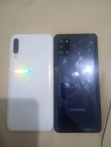 Lote 2 Samsung A50 + A31 com Tela Quebrada Para Peças Bertioga