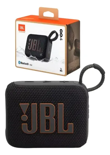 JBL Caixa De Som Go 4 Black À Prova D'água JBLGO4BLK Cor Preto Nova Nota Fiscal
