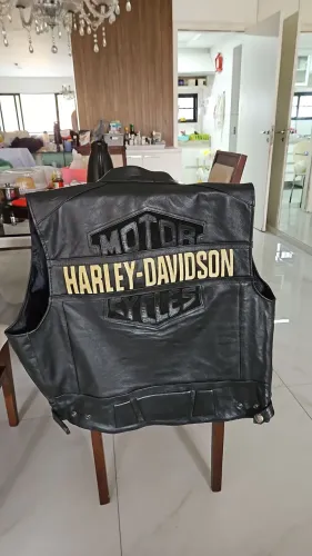 Colete de Couro Harley-Davidson original