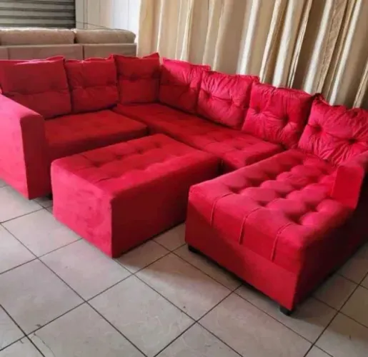 SOFA DE CANTO LUXUOSO 7 LUGARES