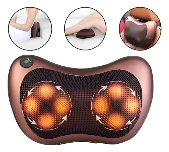 Almofada Massageadora Shiatsu Pescoço Lombar Térmica Bivolt