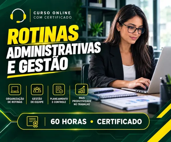CURSO DE FORMAÇÃO EM ROTINAS ADMINISTRATIVAS